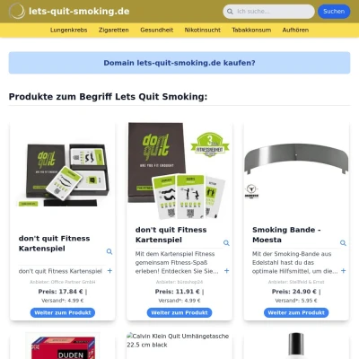 Screenshot lets-quit-smoking.de