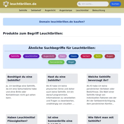 Screenshot leuchtbrillen.de