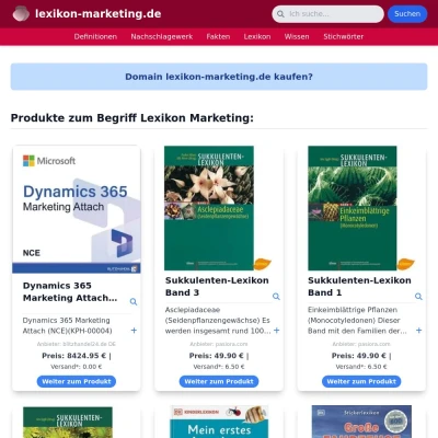 Screenshot lexikon-marketing.de