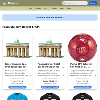 Screenshot lfcm.de