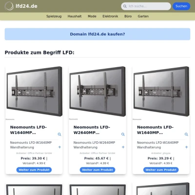 Screenshot lfd24.de