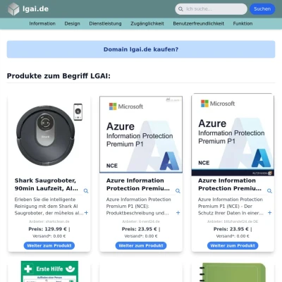 Screenshot lgai.de