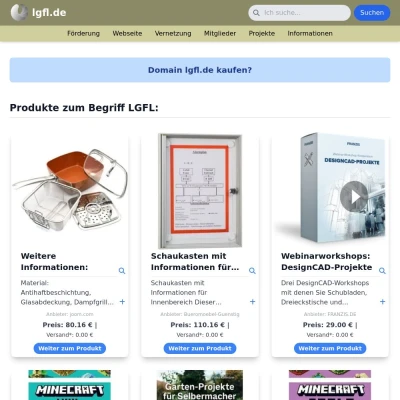 Screenshot lgfl.de