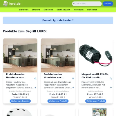 Screenshot lgrd.de