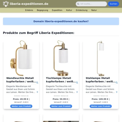 Screenshot liberia-expeditionen.de