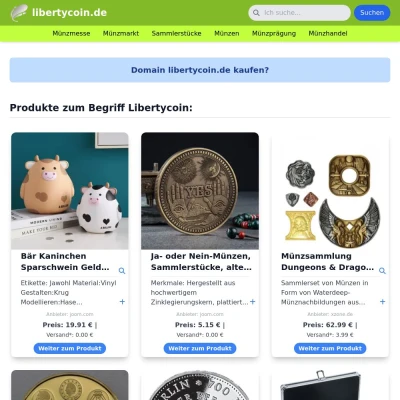 Screenshot libertycoin.de