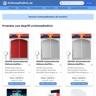 Screenshot lichtempfindlich.de