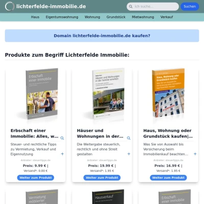 Screenshot lichterfelde-immobilie.de