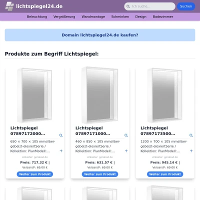 Screenshot lichtspiegel24.de