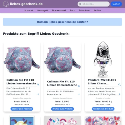 Screenshot liebes-geschenk.de