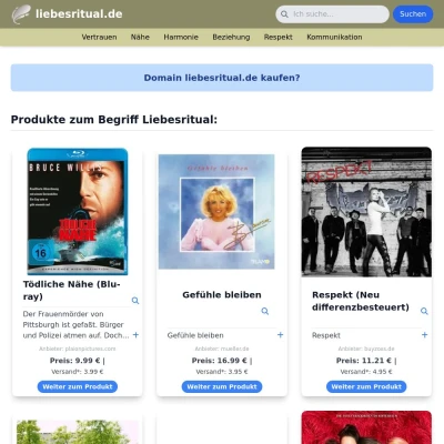 Screenshot liebesritual.de