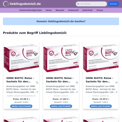 Screenshot lieblingsdomizil.de