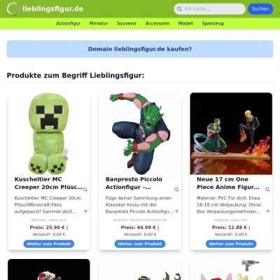 Screenshot lieblingsfigur.de