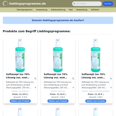 Screenshot lieblingsprogramme.de