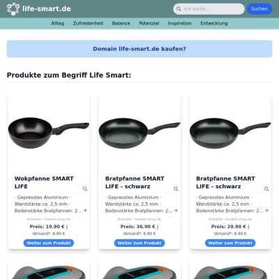 Screenshot life-smart.de