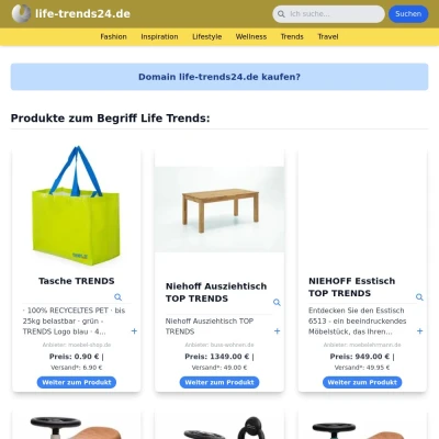 Screenshot life-trends24.de