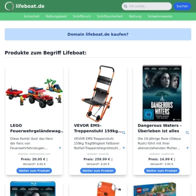 Screenshot lifeboat.de