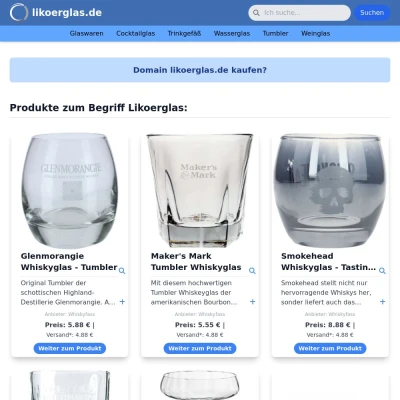 Screenshot likoerglas.de