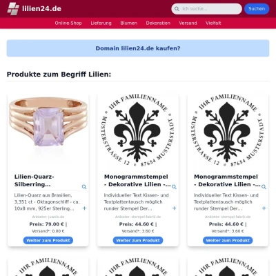 Screenshot lilien24.de
