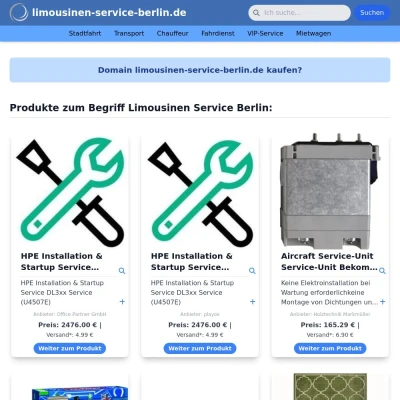 Screenshot limousinen-service-berlin.de