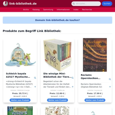 Screenshot link-bibliothek.de