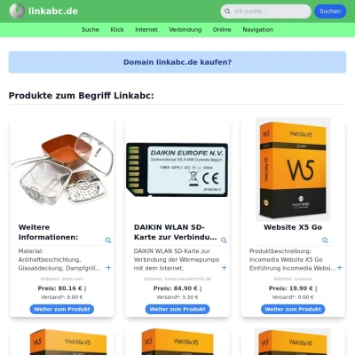 Screenshot linkabc.de