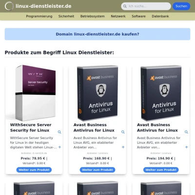 Screenshot linux-dienstleister.de