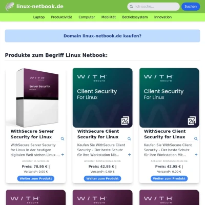 Screenshot linux-netbook.de