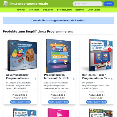Screenshot linux-programmieren.de