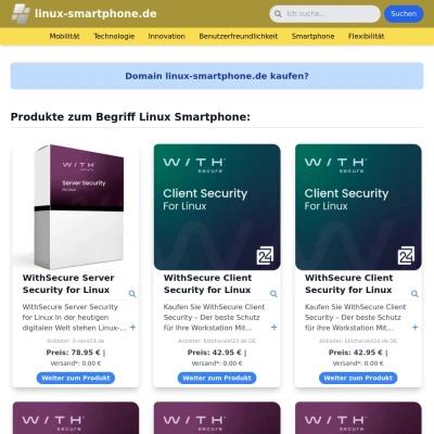 Screenshot linux-smartphone.de