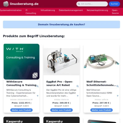 Screenshot linuxberatung.de