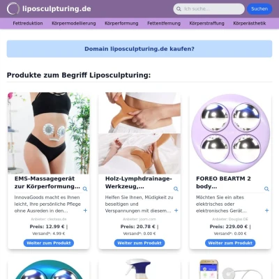 Screenshot liposculpturing.de