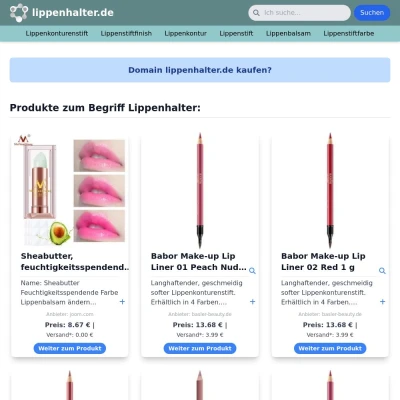 Screenshot lippenhalter.de