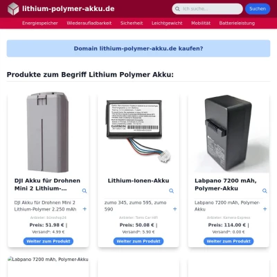 Screenshot lithium-polymer-akku.de