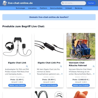 Screenshot live-chat-online.de