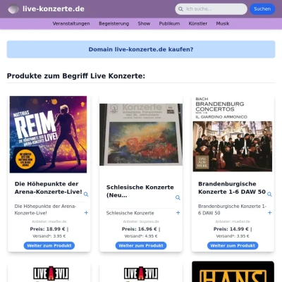 Screenshot live-konzerte.de