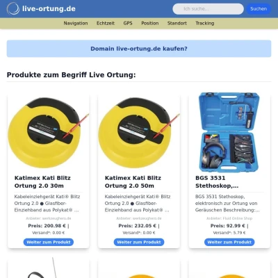 Screenshot live-ortung.de