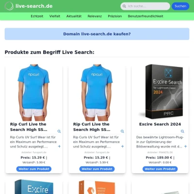 Screenshot live-search.de