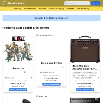 Screenshot live-ticker.at