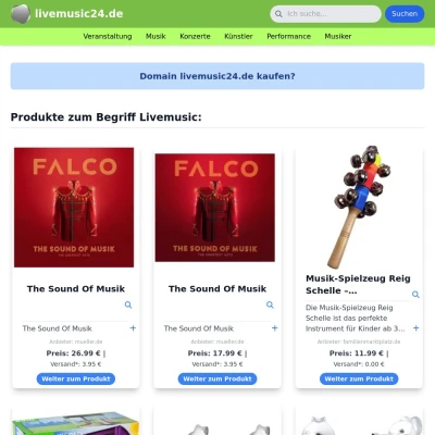 Screenshot livemusic24.de