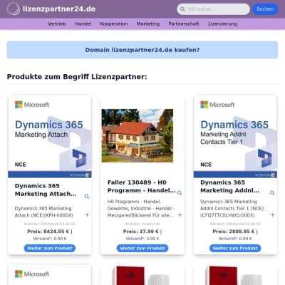 Screenshot lizenzpartner24.de