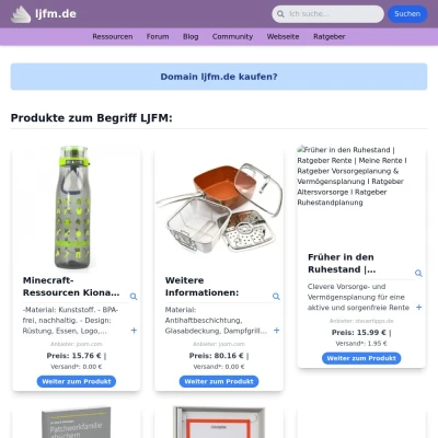 Screenshot ljfm.de