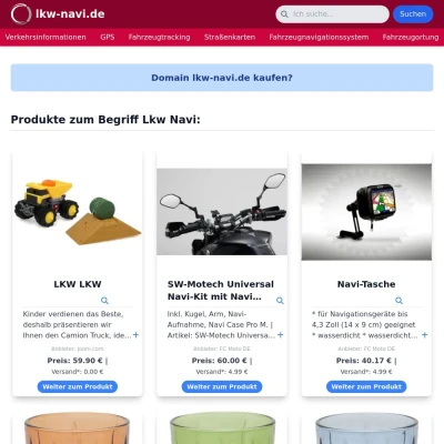 Screenshot lkw-navi.de