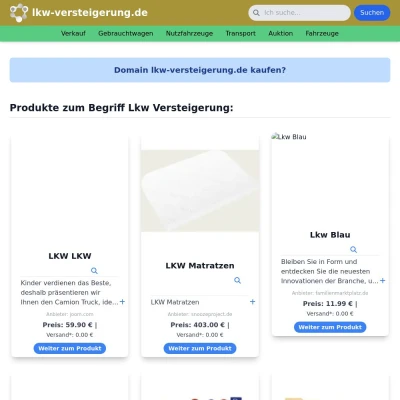 Screenshot lkw-versteigerung.de