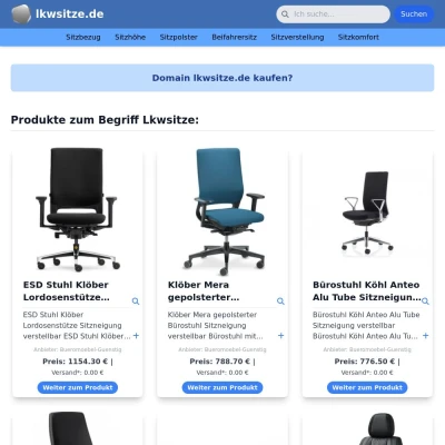 Screenshot lkwsitze.de