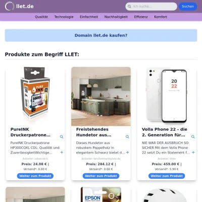 Screenshot llet.de