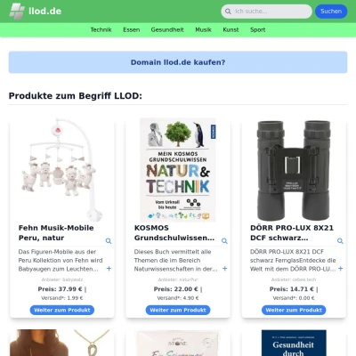 Screenshot llod.de
