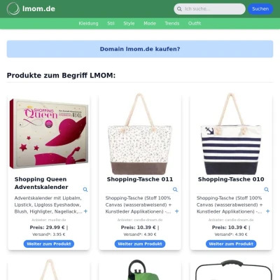 Screenshot lmom.de