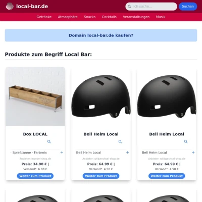 Screenshot local-bar.de