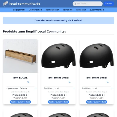 Screenshot local-community.de